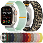 조절 가능한 단일 루프 탄성 나일론 시계줄, Apple Watch 46mm / 49mm / 45mm / 44mm용, Apple Watch 42mm / 41mm / 40mm / 38mm용