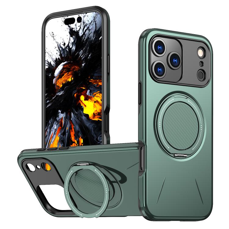 Kalebol 마그네틱 MagSafe 회전 홀더 PC 휴대폰 케이스, 아이폰 17 프로 맥스용, 아이폰 17 프로용, 아이폰 17용, 아이폰 에어용, 아이폰 16 프로 맥스용, 아이폰 16 프로용