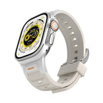 파이오니어 메탈 조인트 컬러풀 실리콘 시계줄, 애플 워치 46mm / 49mm / 45mm / 44mm용, 애플 워치 42mm / 41mm / 40mm / 38mm용