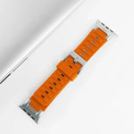 파이오니어 메탈 조인트 컬러풀 실리콘 시계줄, 애플 워치 46mm / 49mm / 45mm / 44mm용, 애플 워치 42mm / 41mm / 40mm / 38mm용