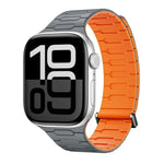 I자형 마그네틱 실리콘 시계줄, 애플 워치 46mm / 49mm / 45mm / 44mm용, 애플 워치 42mm / 41mm / 40mm / 38mm용