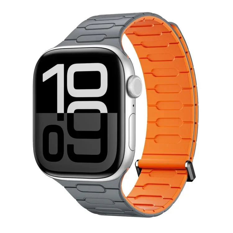 I자형 마그네틱 실리콘 시계줄, 애플 워치 46mm / 49mm / 45mm / 44mm용, 애플 워치 42mm / 41mm / 40mm / 38mm용