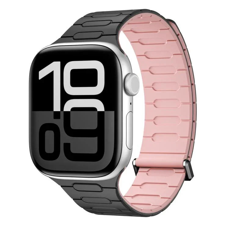 I자형 마그네틱 실리콘 시계줄, 애플 워치 46mm / 49mm / 45mm / 44mm용, 애플 워치 42mm / 41mm / 40mm / 38mm용