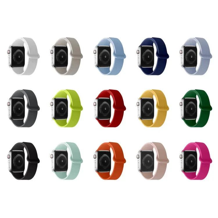 리치 패턴 마그네틱 루프 실리콘 시계줄, 애플 워치 46mm / 49mm / 45mm / 44mm용, 애플 워치 42mm / 41mm / 40mm / 38mm용
