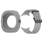 실리콘 시계 커버 마린 듀얼 버클 실리콘 시계 밴드, 삼성 갤럭시 워치 47mm / 울트라 2025용
