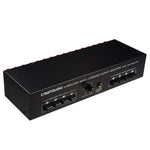 B075 4 입력 4 출력 파워 앰프 스피커 선택기 스위처, 채널당 300W 음질 무손실, B075