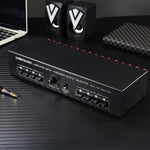 B075 4 입력 4 출력 파워 앰프 스피커 선택기 스위처, 채널당 300W 음질 무손실, B075