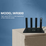 WR800 WiFi 라우터 4 LAN 포트 600Mbps WiFi 6 무선 모뎀 SIM 카드 슬롯 포함 4G LTE, 미국 플러그, 유럽 플러그