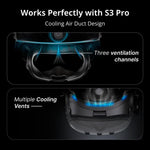 BOBOVR F3 For Meta Quest 3 Replacement Face Mask Cooling Padding VR Headset Face Cushion, F3