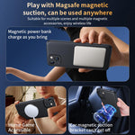 플레인 가죽 MagSafe 충격 방지 휴대폰 케이스, 아이폰 15용, 아이폰 14 플러스용, 아이폰 14용, 아이폰 14 프로용, 아이폰 14 프로 맥스용, 아이폰 13 프로 맥스용, 아이폰 13 프로용, 아이폰 13용