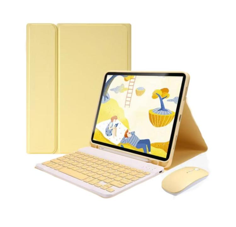 Detachable Magnetic Bluetooth Keyboard Tablet Case with Mouse, For iPad 2025, For iPad 2022