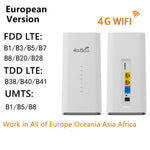 CPF101-E8 가정용 사무실 SIM 카드 모바일 WiFi 핫스팟 3 LAN 포트 유라시아 버전 4G LTE 라우터, US 플러그, EU 플러그