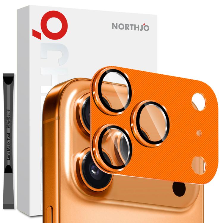 NORTHJO CD 결 카메라 렌즈 보호기 강화유리 후면 렌즈 필름, 아이폰 17 Pro Max용, 아이폰 17 Pro용