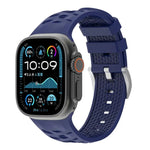 타이어 텍스처 투톤 실리콘 시계줄, 애플 워치 46mm / 49mm / 45mm / 44mm용, 애플 워치 42mm / 41mm / 40mm / 38mm용