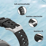 타이어 텍스처 투톤 실리콘 시계줄, 애플 워치 46mm / 49mm / 45mm / 44mm용, 애플 워치 42mm / 41mm / 40mm / 38mm용