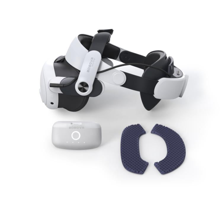 BOBOVR M3 Pro Meta Quest 3S / 3용 VR 헤드 스트랩 5200mAh 배터리 팩 포함, M3 Pro