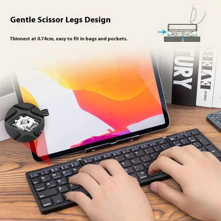 B089 Foldable Wireless Keyboard Mouse Set, B089