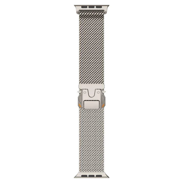 금속 잠금 거친 메시 밀라노 스테인리스 스틸 시계줄, 애플 워치 46mm / 49mm / 45mm / 44mm용