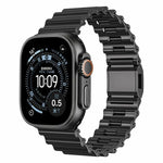 오션 웨이브 자석 버클 스테인리스 스틸 시계줄, 애플 워치 46mm / 49mm / 45mm / 44mm용