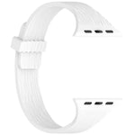 워터 우드 그레인 작은 허리 자석 실리콘 시계줄, 애플 워치 46mm / 49mm / 45mm / 44mm용, 애플 워치 42mm / 41mm / 40mm / 38mm용
