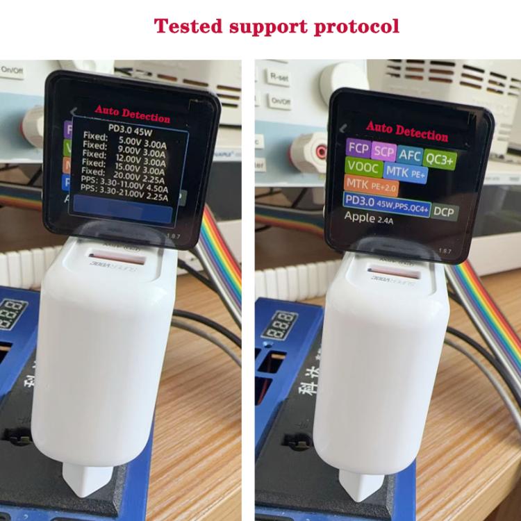 GaN 45W PD3.0 + QC3.0 완전 호환 프로토콜 노트북 / 태블릿용 충전기, 미국 플러그, 미국 플러그