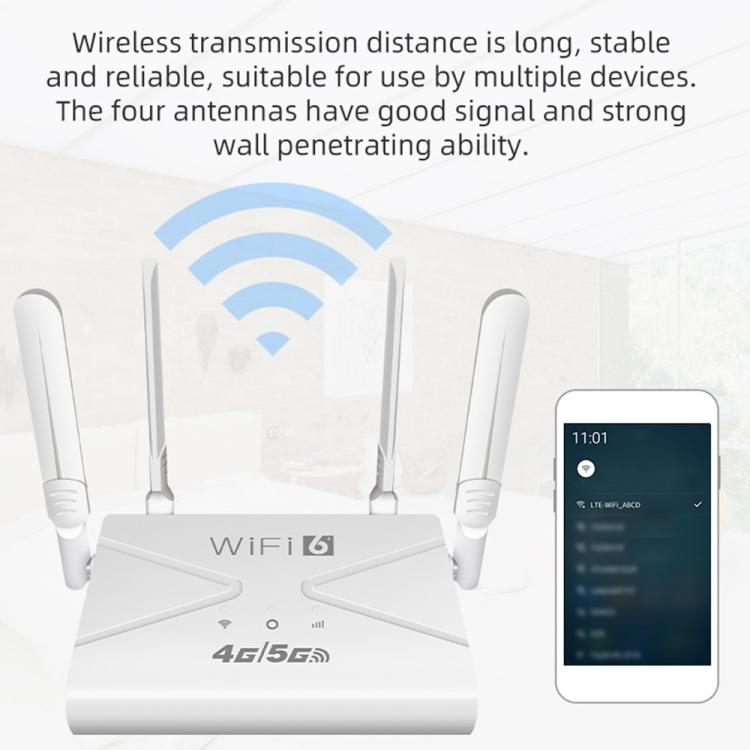 CPE907-E 유라시아 에디션 150Mbps 다운로드 속도 4안테나 SIM 카드 라우터 4G LTE WiFi 라우터, US 플러그, EU 플러그