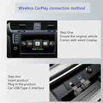 M4 2-in-1 Android Auto Carplay Box Wireless Car Adapter Intelligent Car Machine Interconnection Module, M4