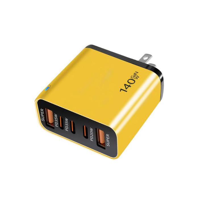TE-PD43 Type-C x 3, USB-A x 2 Multi-port Charger for Mobile Phones / Tablets，US Plug, US Plug
