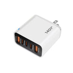 TE-PD43 Type-C x 3, USB-A x 2 Multi-port Charger for Mobile Phones / Tablets，US Plug, US Plug