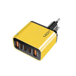 TE-PD43 Type-C x 3, USB-A x 2 멀티 포트 휴대폰 / 태블릿 충전기, EU 플러그, EU 플러그