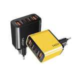 TE-PD43 Type-C x 3, USB-A x 2 멀티 포트 휴대폰 / 태블릿 충전기, EU 플러그, EU 플러그
