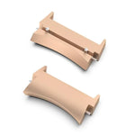 한 쌍 20mm 스테인리스 스틸 금속 헤드 시계 밴드 커넥터, 삼성 갤럭시 워치7 40mm / 44mm용
