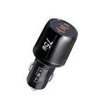 TE-P66 75W Type-C x 2 PD45W 듀얼 포트 고속 충전 차량용 충전기, TE-P66