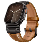 아머 스타일 가죽 시계 밴드, 애플 워치 46mm / 49mm / 45mm / 44mm용