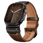아머 스타일 가죽 시계 밴드, 애플 워치 46mm / 49mm / 45mm / 44mm용