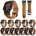 아머 스타일 가죽 시계 밴드, 애플 워치 46mm / 49mm / 45mm / 44mm용