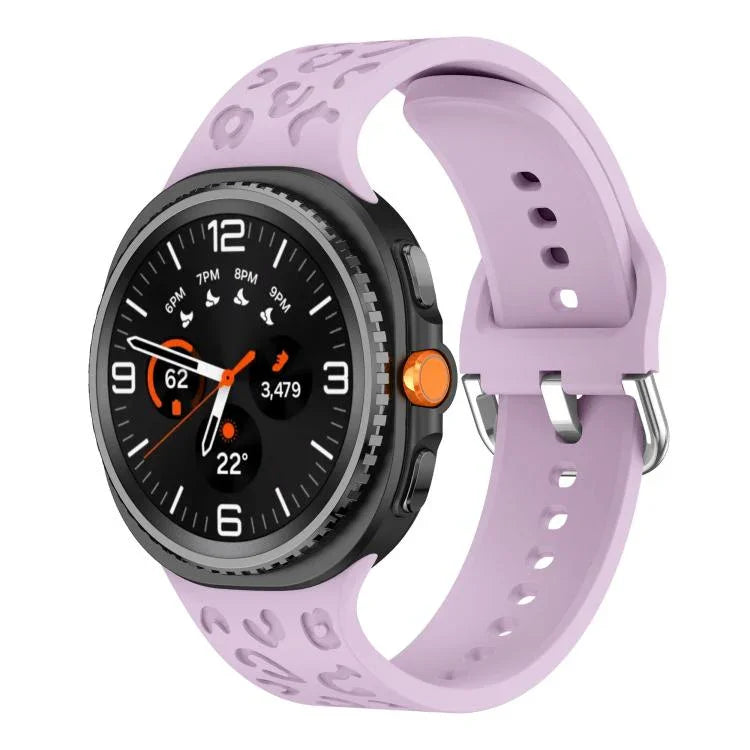 Leopard Print Silicone Watch Band, For Samsung Galaxy Watch8 / Watch8 Classic