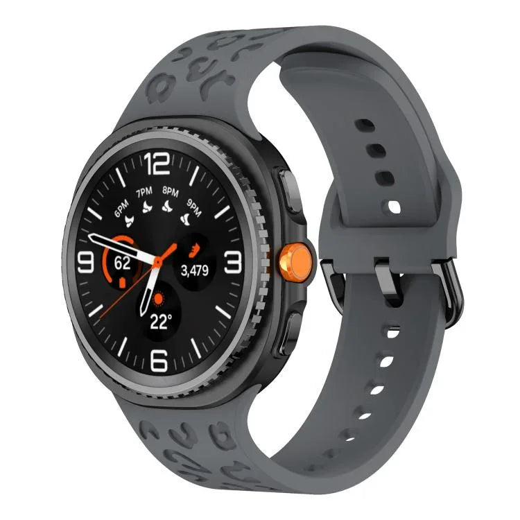 Leopard Print Silicone Watch Band, For Samsung Galaxy Watch8 / Watch8 Classic