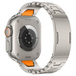 H형 퀵 릴리스 나비 버클 스테인리스 스틸 시계 밴드, Apple Watch 44mm / 45mm / 46mm / 49mm용, Apple Watch 42mm / 41mm / 40mm / 38mm용
