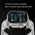 H형 퀵 릴리스 나비 버클 스테인리스 스틸 시계 밴드, Apple Watch 44mm / 45mm / 46mm / 49mm용, Apple Watch 42mm / 41mm / 40mm / 38mm용