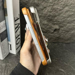 프레임리스 가죽 스킨 PC MagSafe 홀더 휴대폰 케이스, 아이폰 16 플러스용, 아이폰 16용, 아이폰 15 프로 맥스용, 아이폰 15 프로용, 아이폰 15 플러스용, 아이폰 15용
