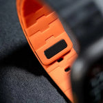 말 무늬 싱글 핀 자석 실리콘 시계 밴드, 애플 워치 46mm / 49mm / 45mm / 44mm용