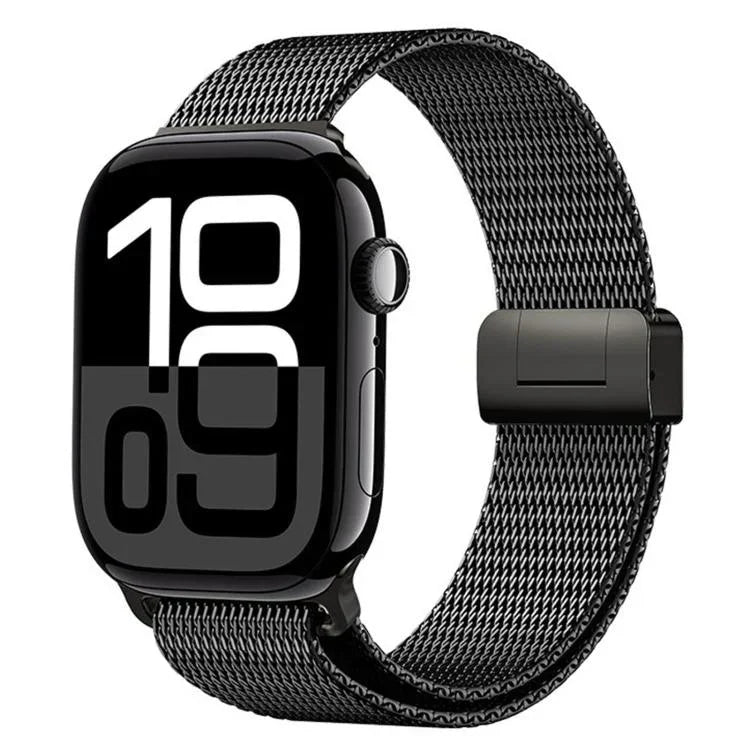 밀라네제 자석 버클 풀 티타늄 메탈 시계 밴드, 애플 워치 46mm / 49mm / 45mm / 44mm용