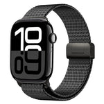 밀라네제 자석 버클 풀 티타늄 메탈 시계 밴드, 애플 워치 46mm / 49mm / 45mm / 44mm용
