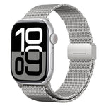 밀라네제 자석 버클 풀 티타늄 메탈 시계 밴드, 애플 워치 46mm / 49mm / 45mm / 44mm용