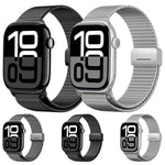 밀라네제 자석 버클 풀 티타늄 메탈 시계 밴드, 애플 워치 46mm / 49mm / 45mm / 44mm용