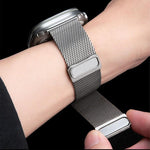 밀라네제 자석 버클 풀 티타늄 메탈 시계 밴드, 애플 워치 46mm / 49mm / 45mm / 44mm용