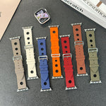 사다리 버클 구멍 실리콘 시계 밴드, 애플 워치 46mm / 49mm / 45mm / 44mm용, 애플 워치 42mm / 41mm / 40mm / 38mm용