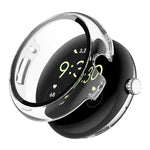 ENKAY Hat-Prince 풀 커버 강화 유리 필름 일체형 PC 시계 커버, Google Pixel Watch 4 45mm용, Google Pixel Watch 4 41mm용