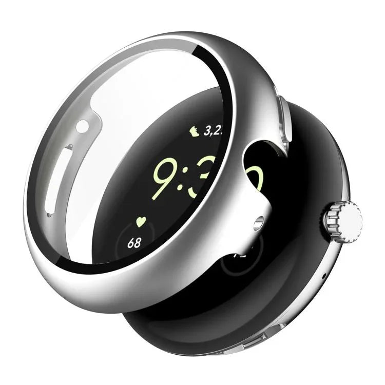 ENKAY Hat-Prince 풀 커버 강화 유리 필름 일체형 PC 시계 커버, Google Pixel Watch 4 45mm용, Google Pixel Watch 4 41mm용
